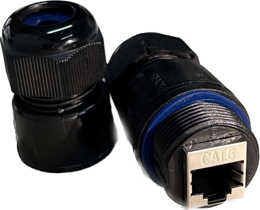 Cupla RJ45 STP FTP Cat6 Cat6A IP68 Hembra-Hembra