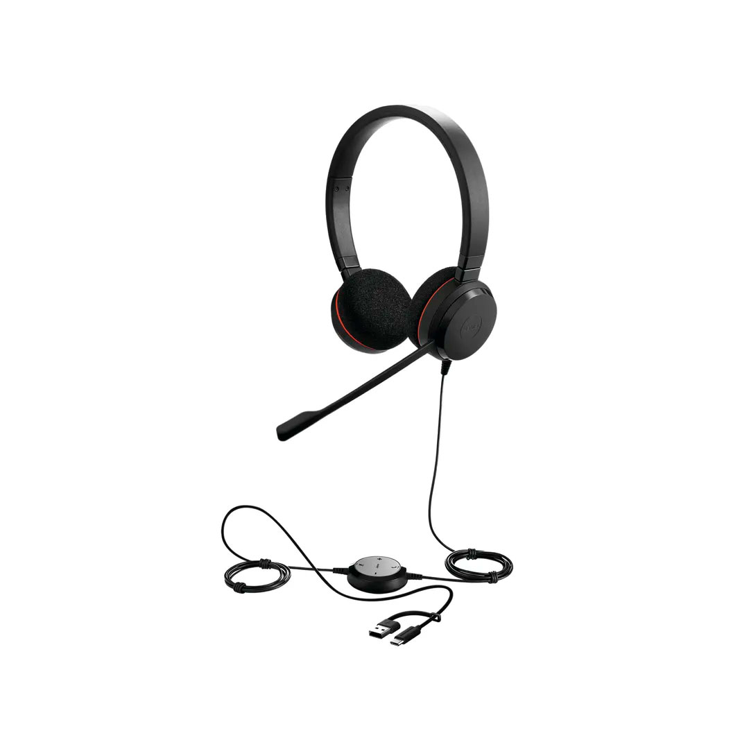 Headset Jabra Evolve 20 Stereo USB Teams Profesional