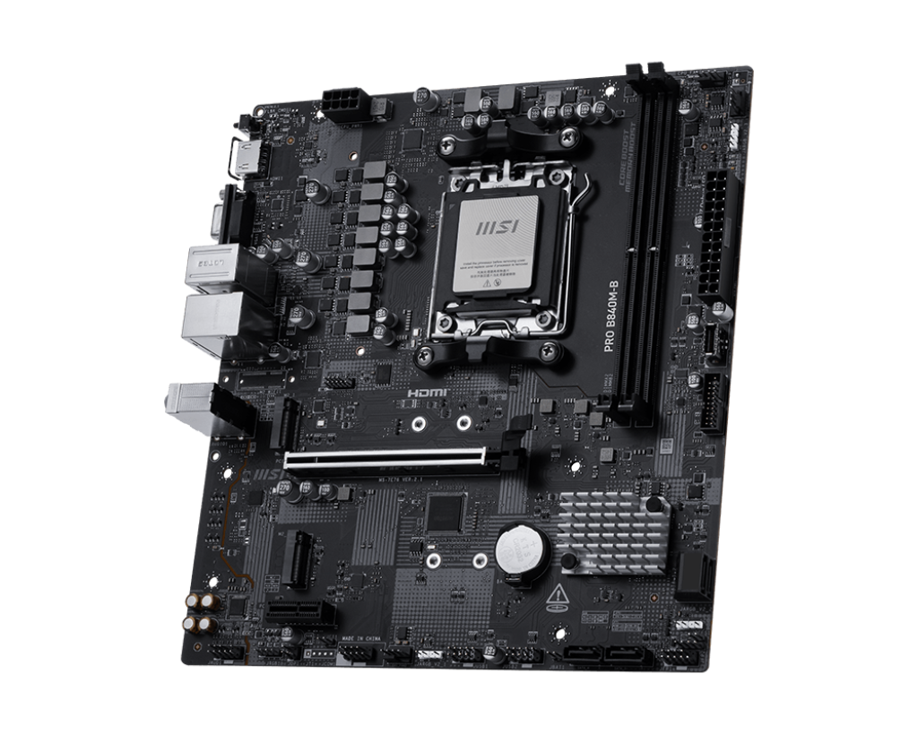 MOTHERBOARD MSI PRO B840M-B AM5 DDR5 mATX