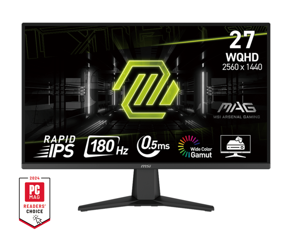 MONITOR Gamer MSI MAG 275QF QHD 27 180HZ IPS 0.5ms