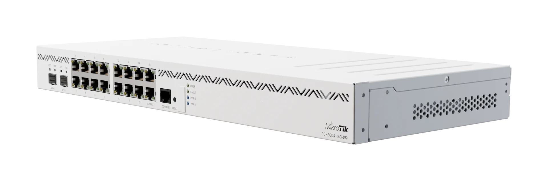 Router MikroTik CCR2004-16G-2S+ 16GE y 2 SFP+ 10G