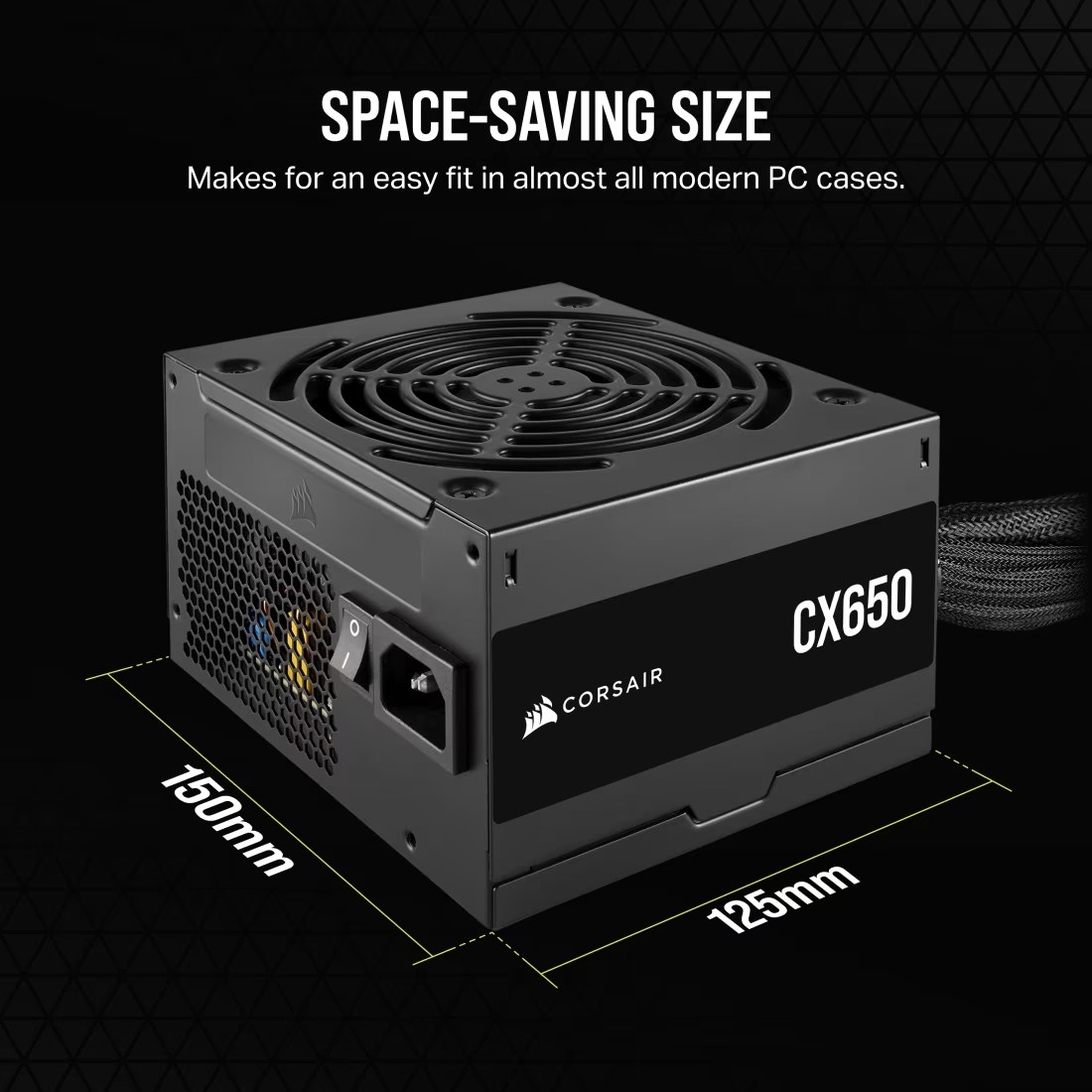 Fuente Corsair CX650 ATX 80 PLUS Bronze de 650 W