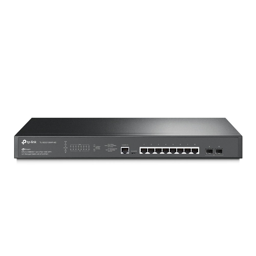 Switch Tp-link SG3210XHP-M2 8pt Poe 2.5gb SFP+