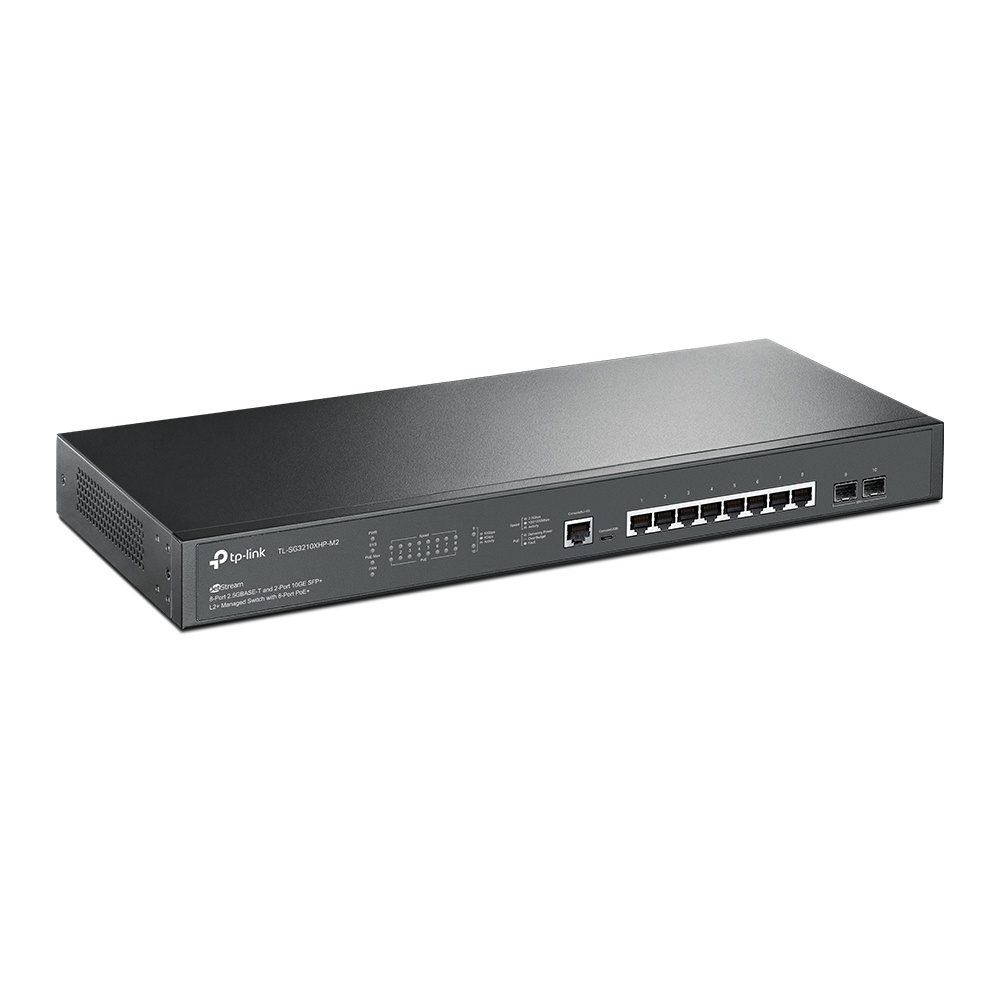 Switch Tp-link SG3210XHP-M2 8pt Poe 2.5gb SFP+