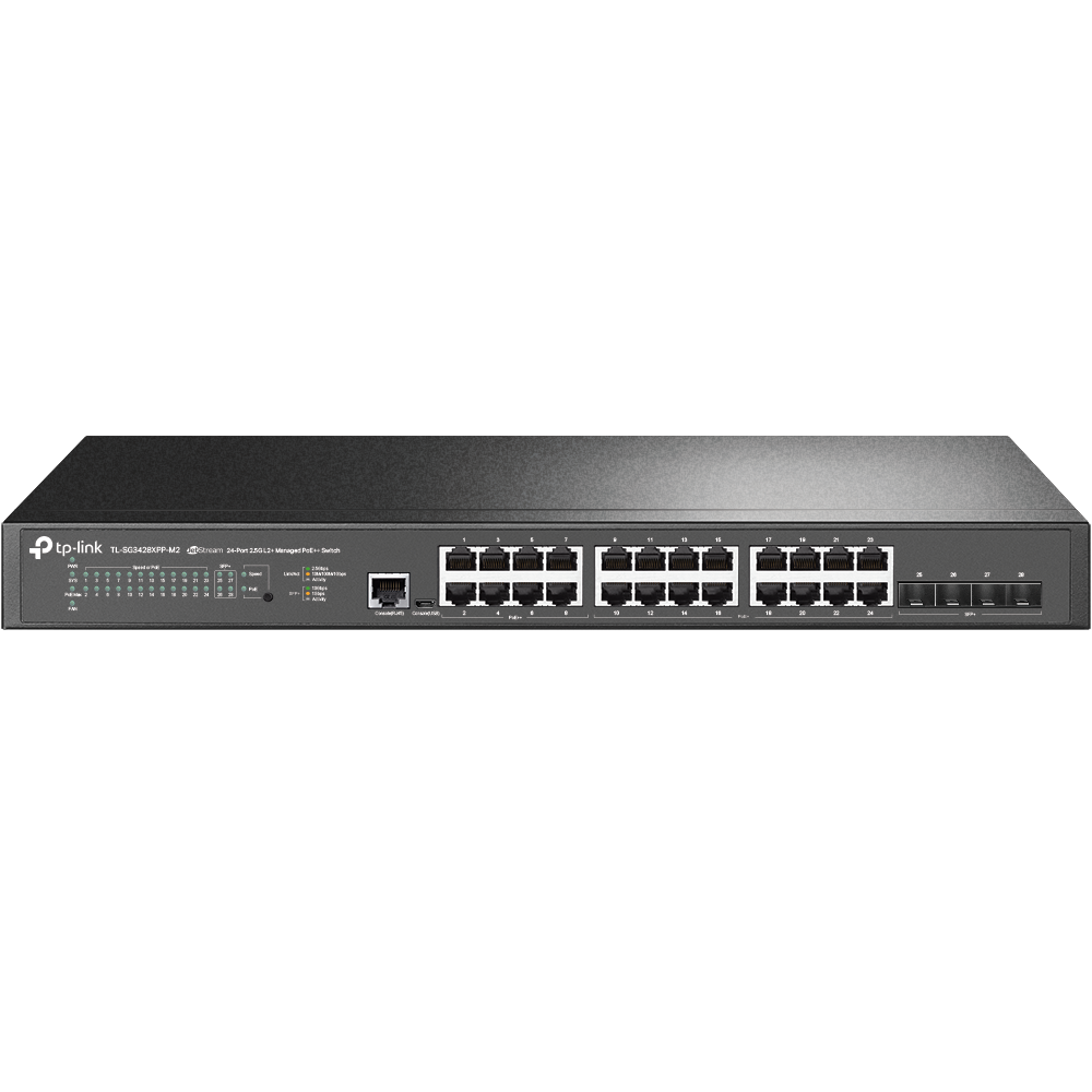 Switch Tp-link SG3428XPP-M2 24pt 2.5G PoE++ 4SFP+