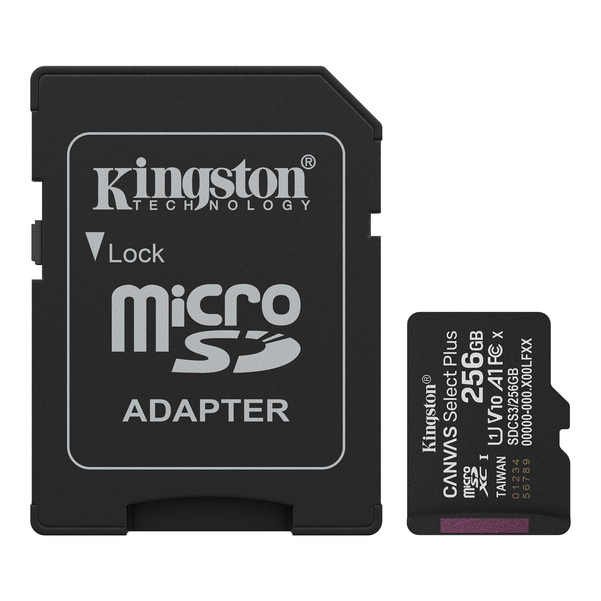 MICRO SDXC 256GB CANVAS PLUS