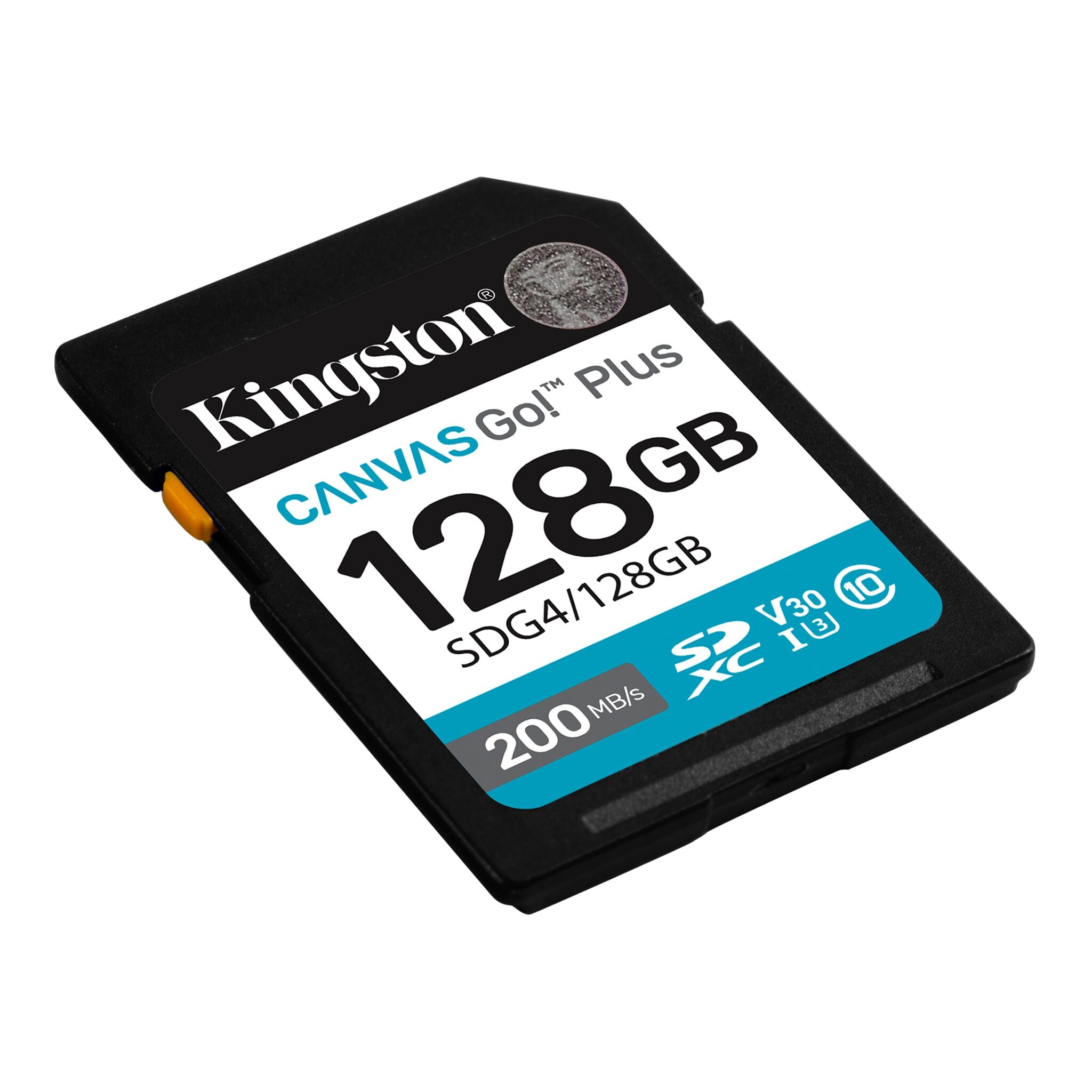Tarjeta SD Kingston Canvas Go Plus 128GB U3 V30 200MB/s