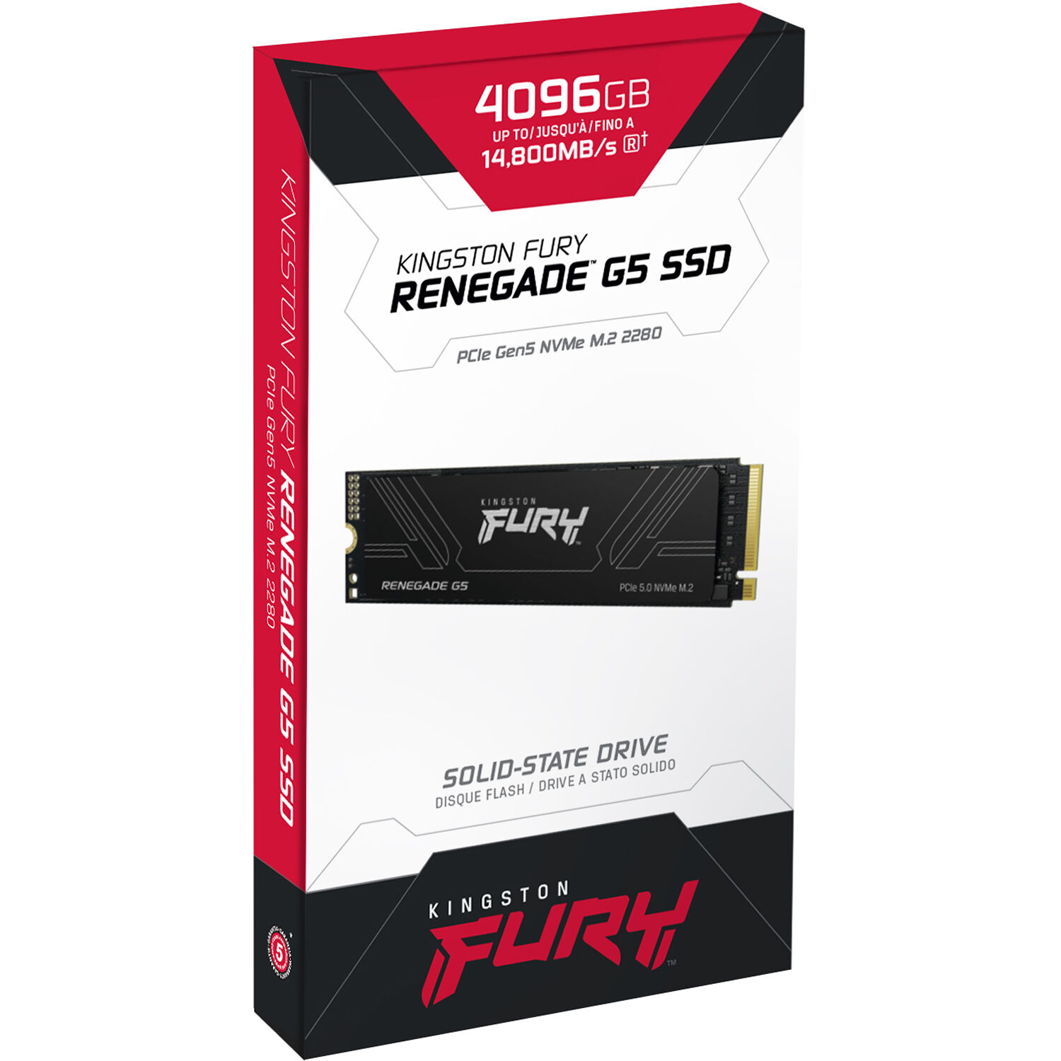 SSD Kingston Fury Renegade G5 4TB PCIe 5.0 NVMe