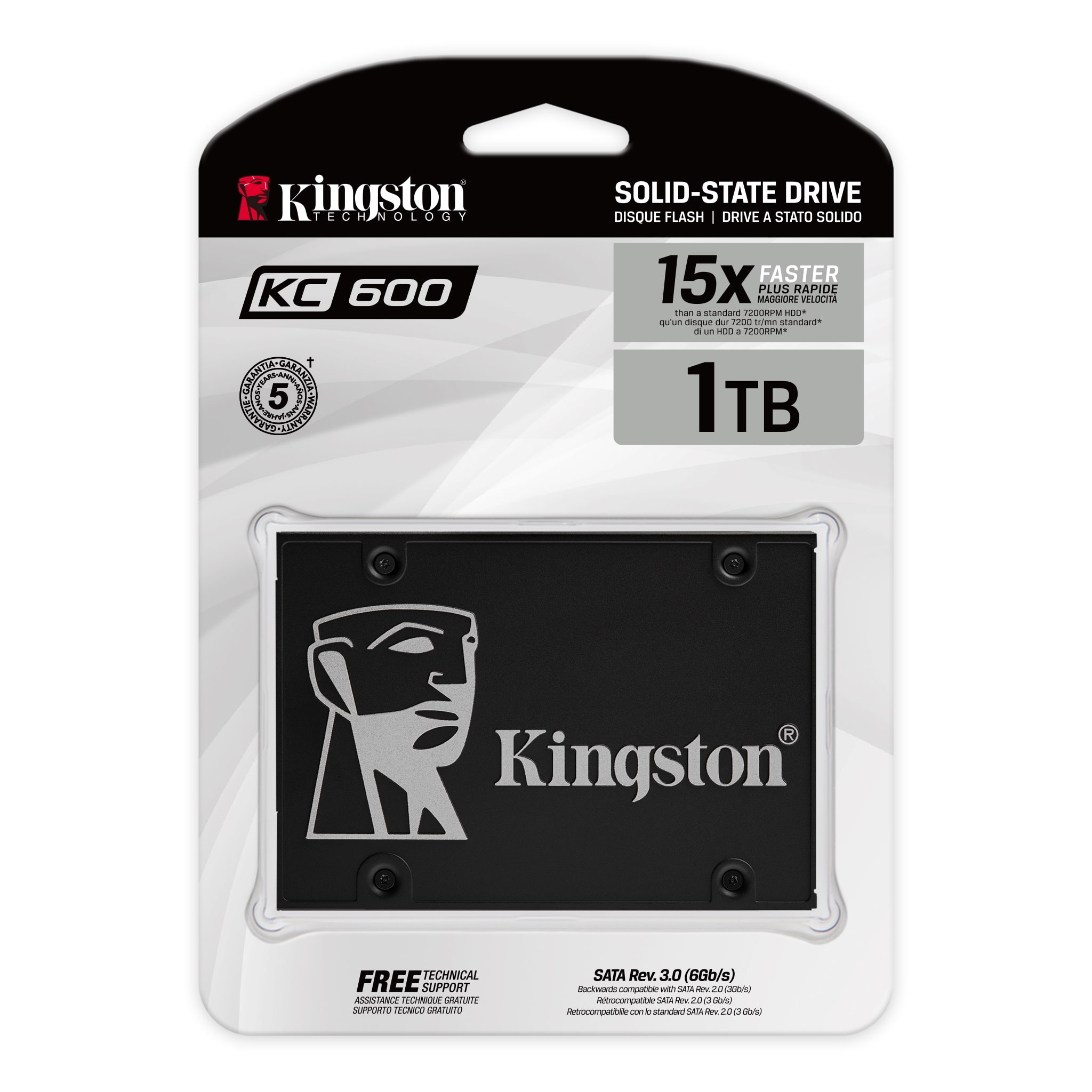SSD Kingston KC600 1TB SATA 2.5