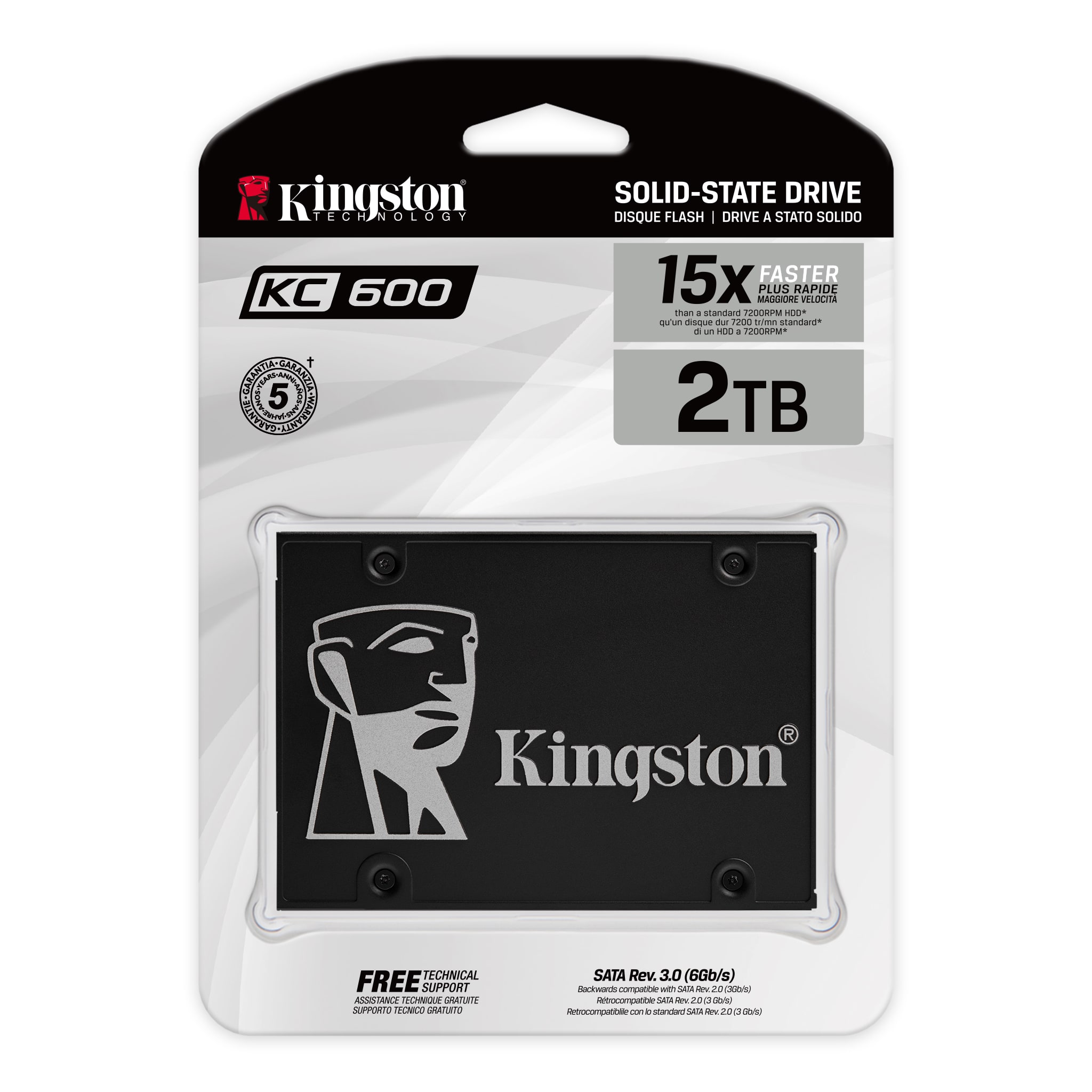 SSD Kingston KC600 2TB SATA 2.5