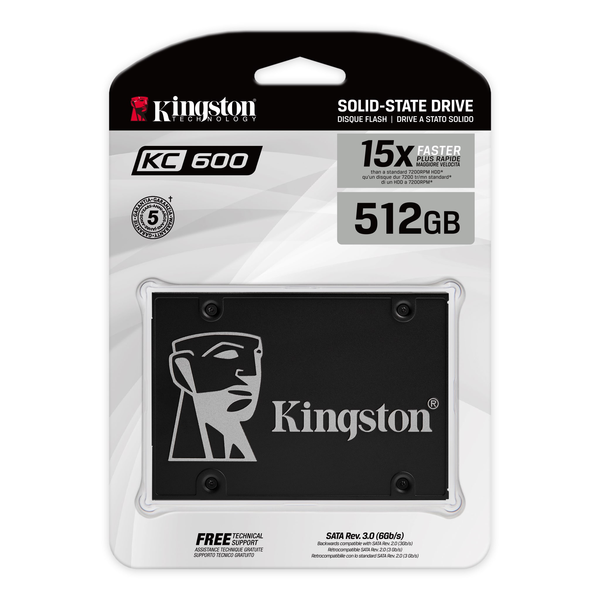 SSD Kingston KC600 512G SATA 2.5