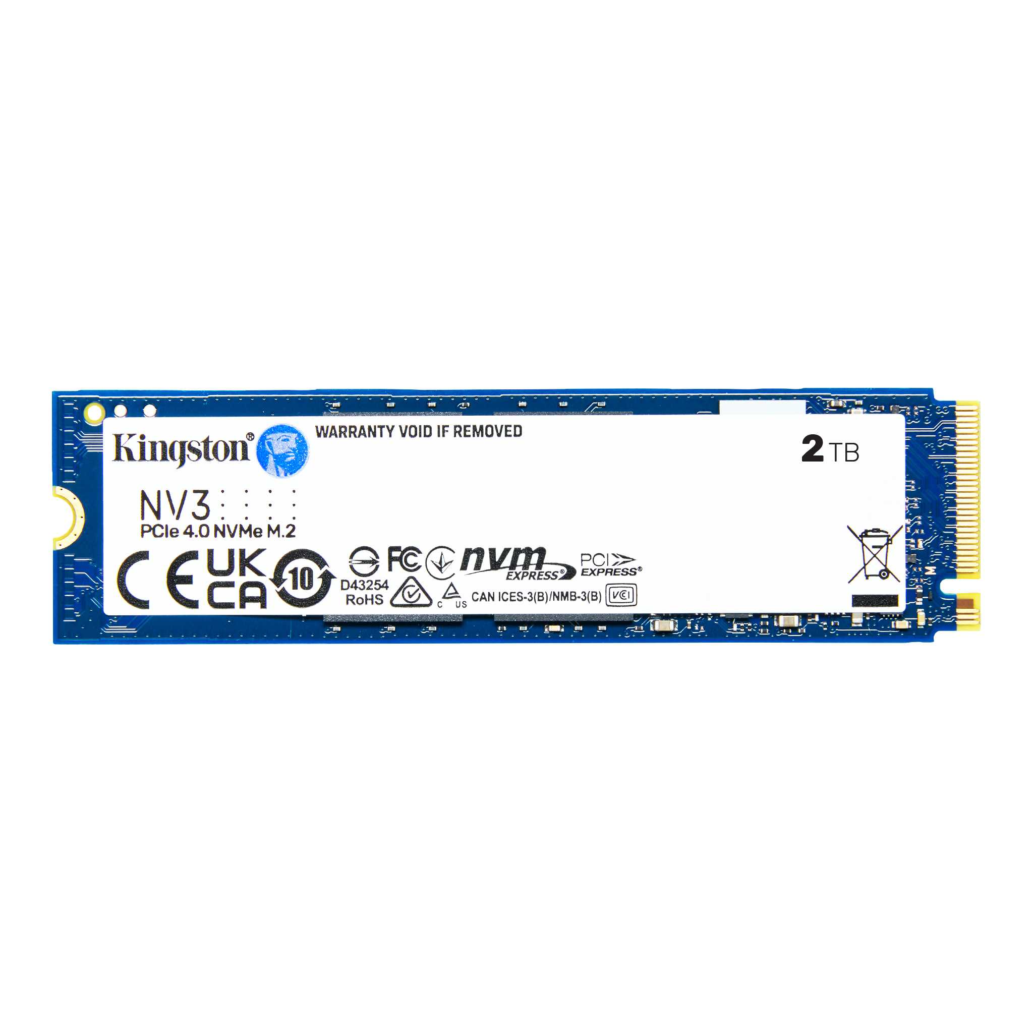 SSD Kingston NV3 2TB M.2 2280 NVMe PCIe 4.0 6000MB/s
