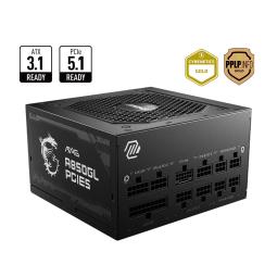 Fuente MSI MAG A850GL PCIe5 850W 80+ Gold Modular ATX 3.0