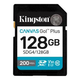 Tarjeta SD Kingston Canvas Go Plus 128GB U3 V30 200MB/s