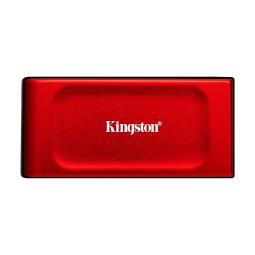 Disco SSD Externo Kingston XS1000 2TB USB 3.2 Gen2 Rojo