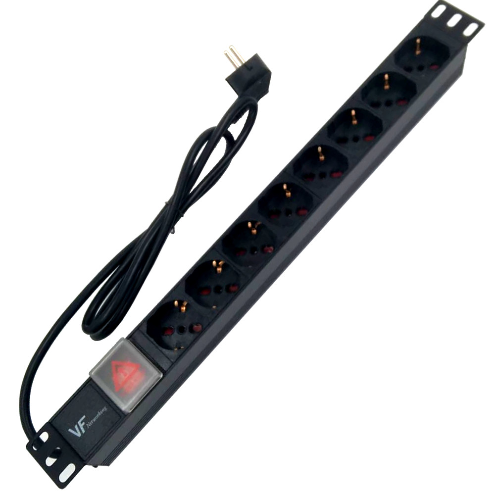 Pdu Rackeable 8 Tomas Comb Schuko/3 En Linea 1,50mts